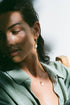 PEARL LEAF EARRING SILVER
